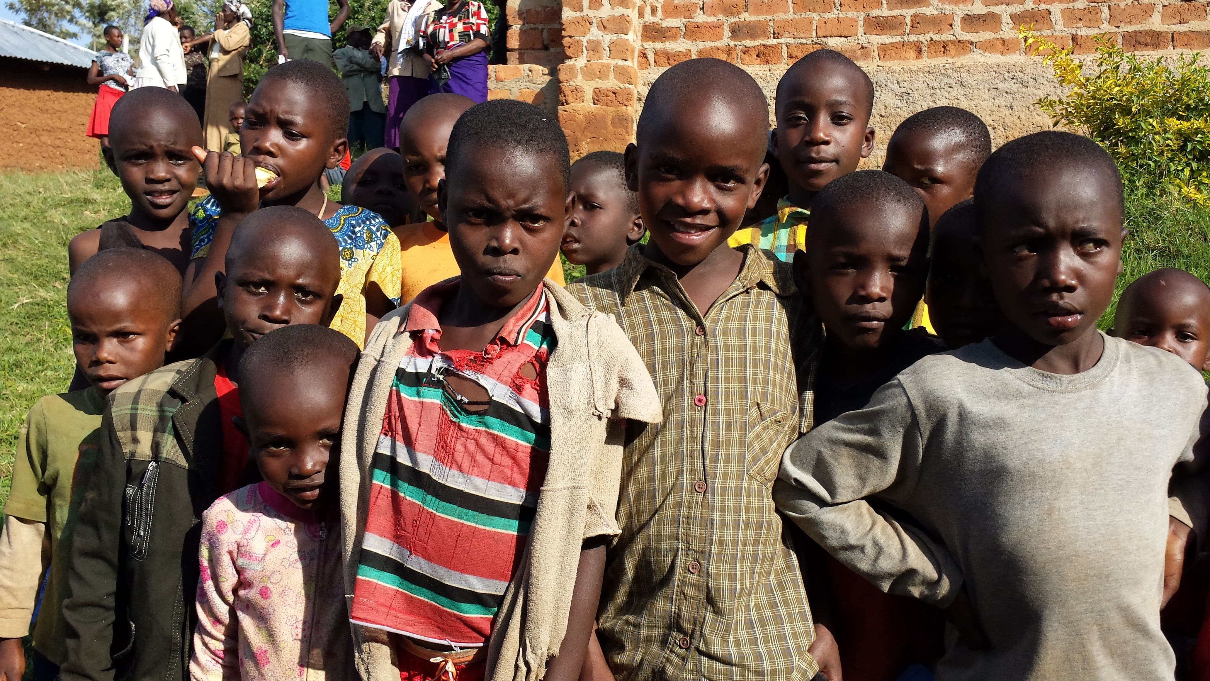 A Group of Smiling Kenyan Children